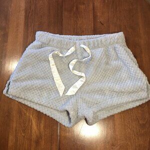 La Vie en Rose Plush Lounge Shorts Cozy Booty Soft Elastic Waist M